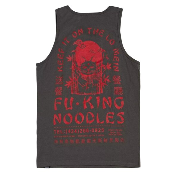 Open 925 Men's Tank Top Lo Mein Grey Tank Top Unisex - Picture 1 of 3